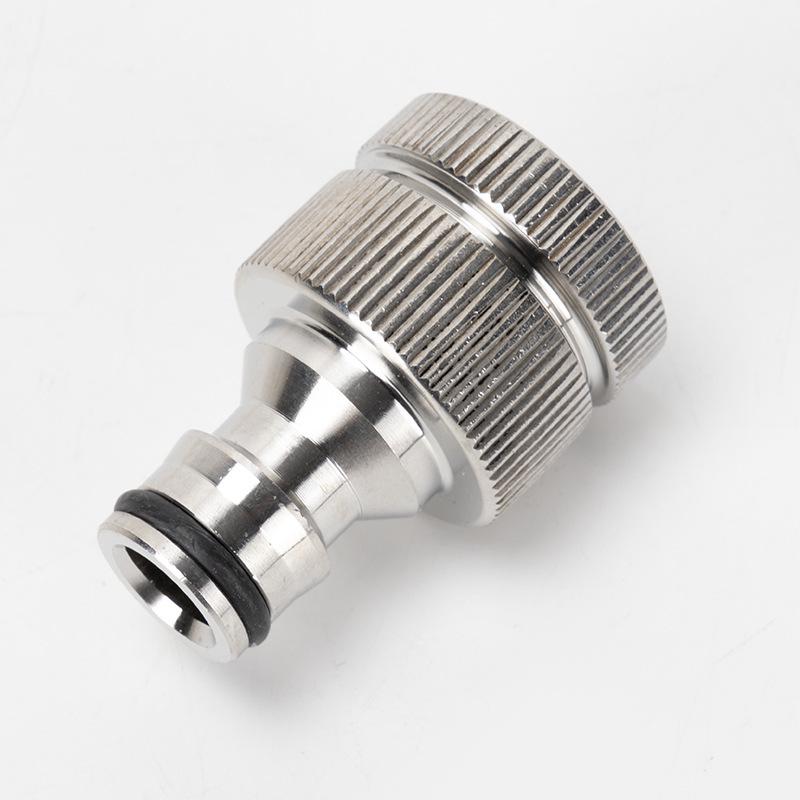 Copper Quick-Connect Faucet & Pipe Connector with Internal/External Thread - Fits 4mm & 6mm.