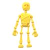 Halloween Skeleton Refrigerator Magnet 3D Printed Poseable Skeleton Figurine with Movable Joints Articulated Skeleton Fridge Magnetic Decoration