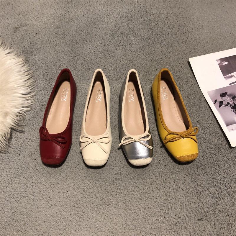 Fashion Shoes Women Shallow Slippers Flat Pantofle Soft 2025 Summer Rubber PU Sewing Shoes Rubber Slippers Shallow Slipers Women Summer