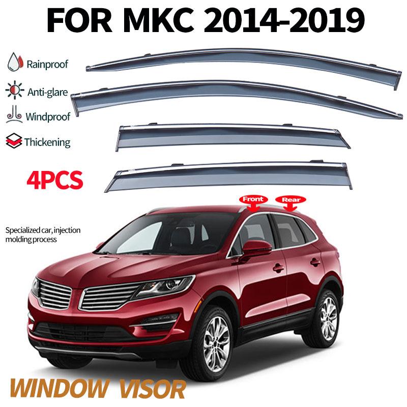 Rain & Sun Window Visors for 2015-2019 Lincoln MKC