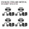 Powerful 4 Sets TRD Door Stabilizer Door Lock Protector Latches Stopper Covers For Nissan Patrol Teana Toura