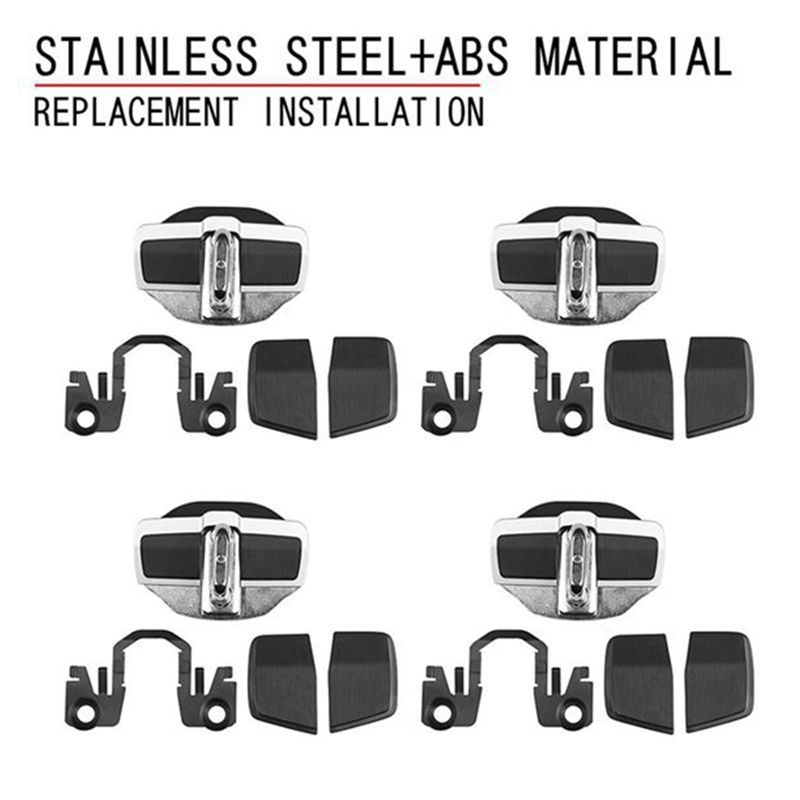 Powerful 4 Sets TRD Door Stabilizer Door Lock Protector Latches Stopper Covers For Nissan Patrol Teana Toura