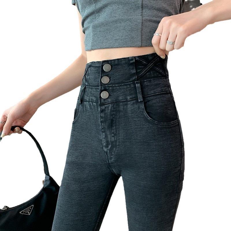 Black Leggings Women's Summer Thin Outer Wear New Tight Pencil Spring and Autumn Small Black Pants Women's Leggings