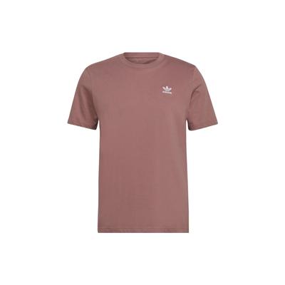 Logo Print Crewneck T-Shirt Men Tops Mystic-Oxide-Red HJ7984