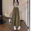 Petite Women's Pleated Patchwork Midi Skirt - 2024 Summer Korean Fashion, Elastic Waist