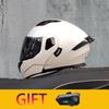ORZ Motorcycle Helmet Modular Flip Helmet Dual Lens Full Helmet Comes with Bluetooth Earphones Model 103