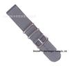 Regnbuefarget klokkereim i lerret og nylon i koreansk stil (18/20/22/24 mm) for Apple Watch