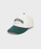 SERGIO TACCHINI U Lettering Cotton-Like Ball Cap (D.Green)
