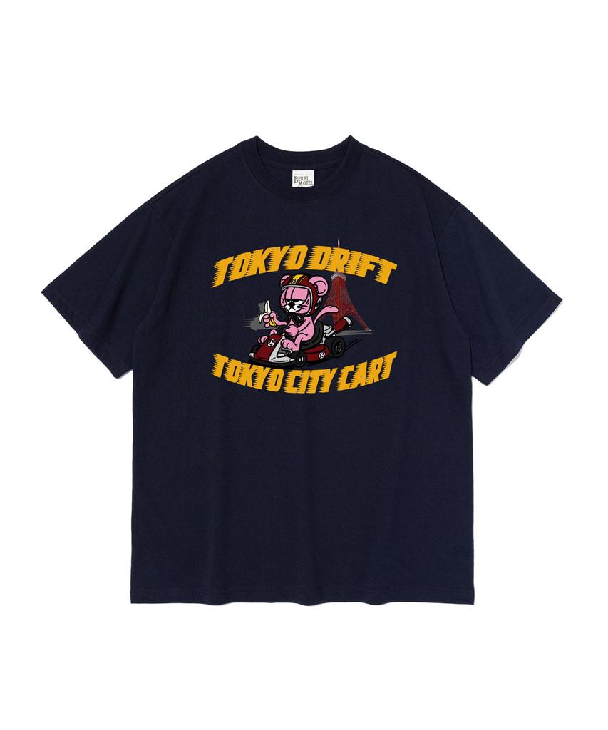 BERNI Tokyo Drift Short Sleeve T-Shirt (Navy)