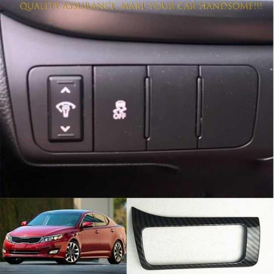 Для Kia K5 Optima 2011-2015 Декоративная накладка на панель управления водительской стороны из углеродного волокна