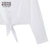 Teenie Weenie Women's Summer 2026 Knot Design Long Sleeve Shirt