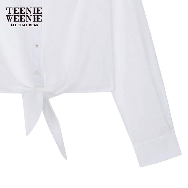 Teenie Weenie Women's Summer 2026 Knot Design Long Sleeve Shirt