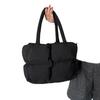 Fashionable Minimalist Puff Shoulder, Crossbody & Handheld Square Cotton-Padded Tote Bag, 2025 Niche Versatile Handbag