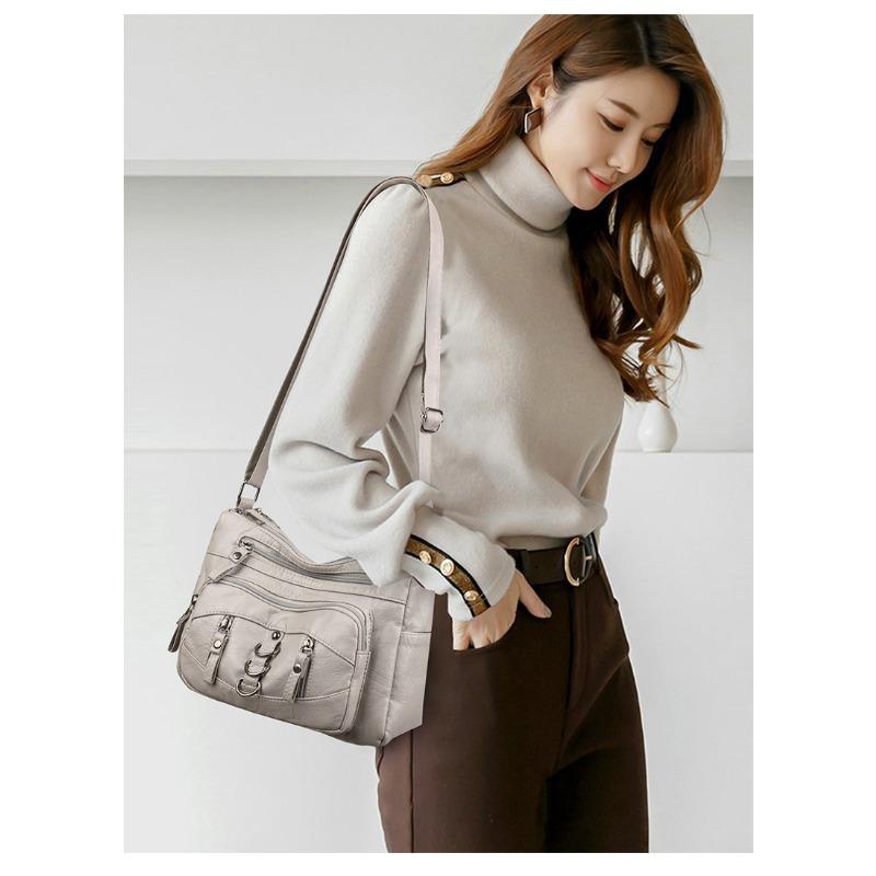 Multi Layer Large Capacity Crossbody Bag