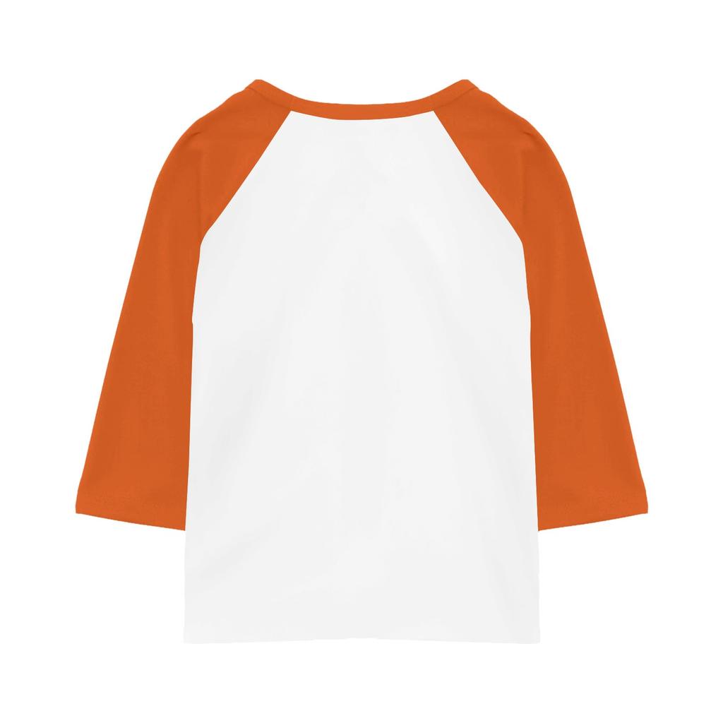 Tops For Youth Girls 4-16 Years Round Neck 3/4 Sleeves T-Shirts Trendy Tops Outfit Tees Halloween Day