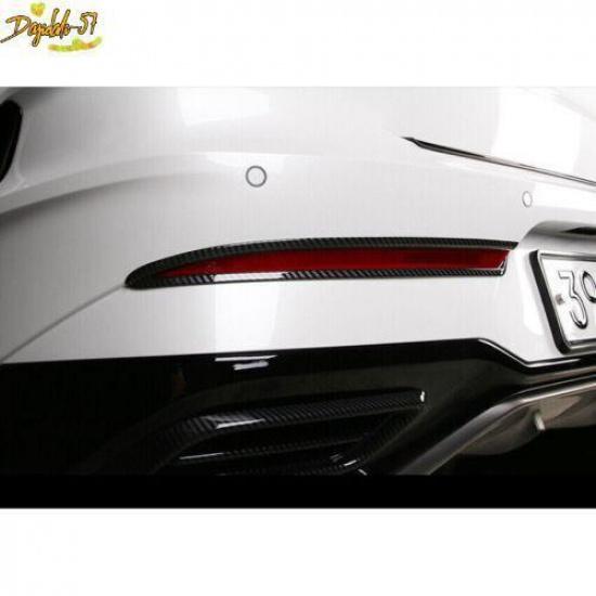 For Kia K5 - Carbon Fiber Car Rear Fog Lamp Bumper Light Cover Trim New