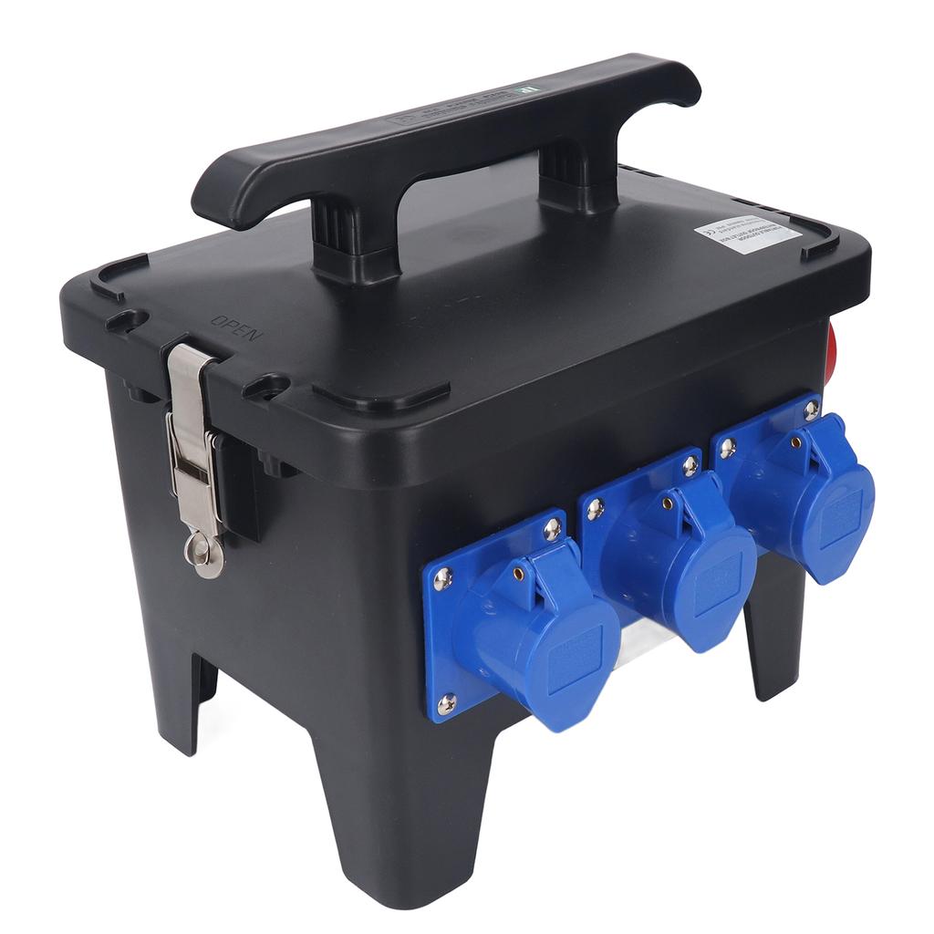 Verteilerschutzkasten Tragbare Outdoor-Stromverteilungseinheit mit FI-Schutzschalter AC