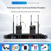 Two-in-One True Diversity Wireless Microphone for Professional Stage, Conference, Outdoor, Indoor, and Entertainment Use