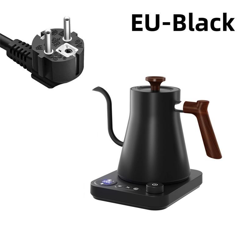 900ml Smart Constant Temperature Electric Kettle Small Portable Travel Kettle Stainless Steel Gooseneck Hand Brewing Coffee Pot