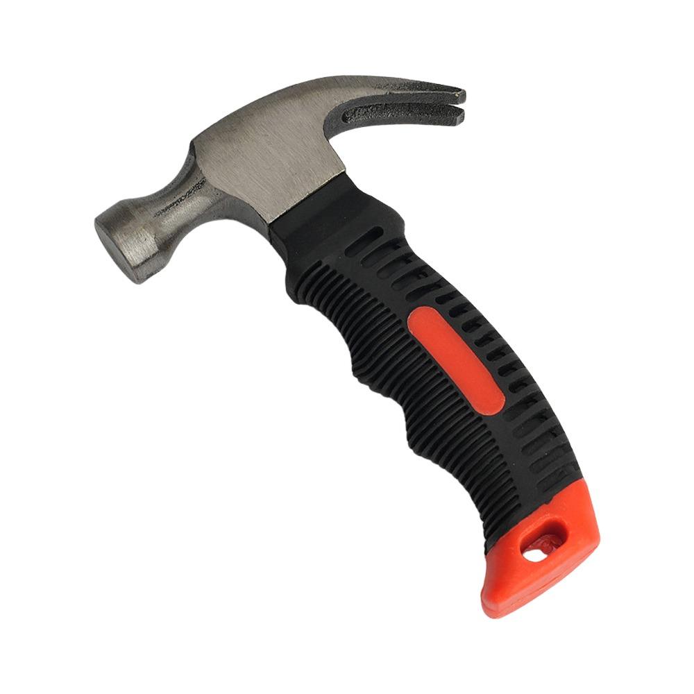 Lightweight Mini Stud Nail Tool Soft Grip Handle Ramshorn Hammer New Handy Hammer  Home Use оранжевый
