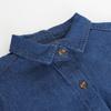 Shop   Women Denim Collar Long DreSs St Flare Dark Blue Ss Wdr 7848