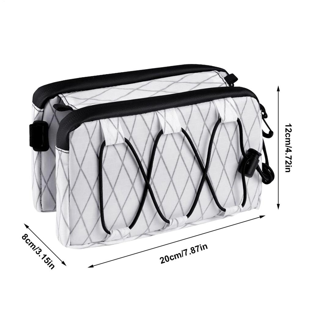Bike Front Frame Bag Top Tube Bike/Bicycle Bag Waterproof Cycling Accessories Bike Pouch Saddle Bag for Mountain Bikes