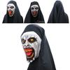 Gruselige Nonnen Horror Maske Valak Erschreckendes Latex Vollkopfdesign Mit Passendem Kopftuch