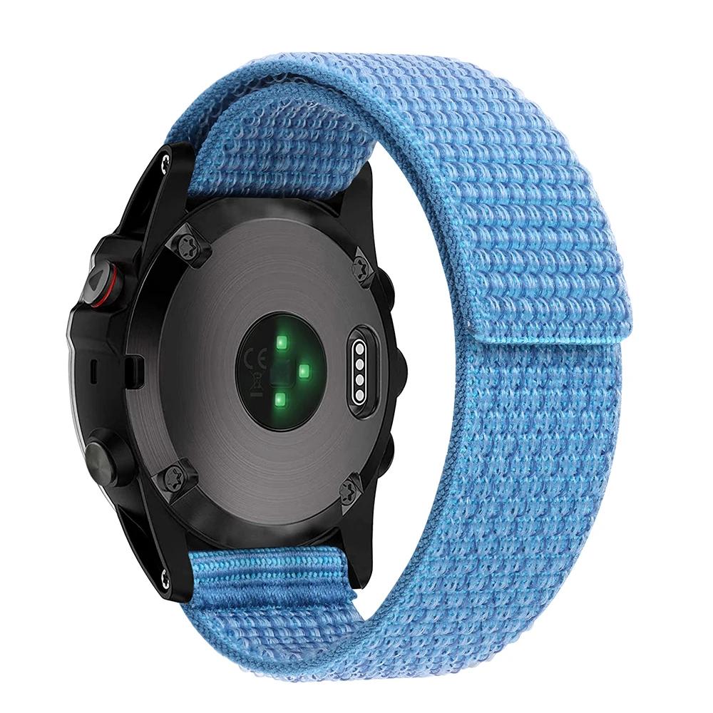 26mm 22mm Klettverschluss Nylon Armband für Garmin Fenix 7 7X Pro 6/Epix Pro Gen 2 47mm 51mm/Enduro/TACTIX/Forerunner 965 955 Uhrenarmband
