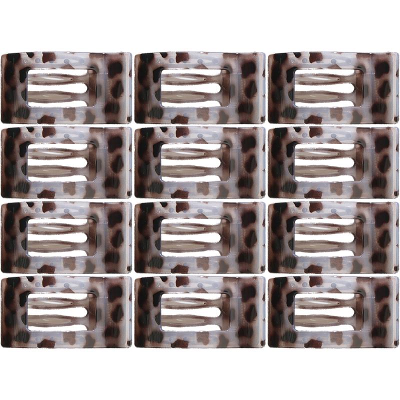Leopard Print Square Back of The Head Hair Clip Simple and Versatile Fashion Shark Clip Hair Accessories
