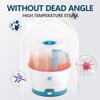 Whale Love Baby Bottle & Nipple Sterilizer - Anti-Dry Burn Steam, PP Material