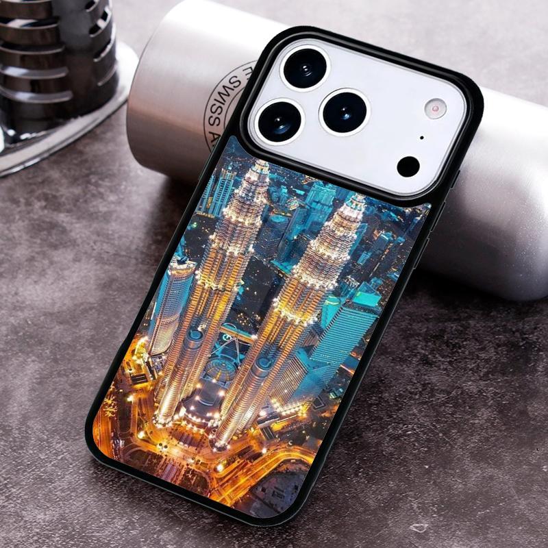 

City Lights Phone Case For iPhone 17 16 15 14 13 12 11 Pro Max Plus 17Air Soft Silicone Cover iPhone 12 Pro Max