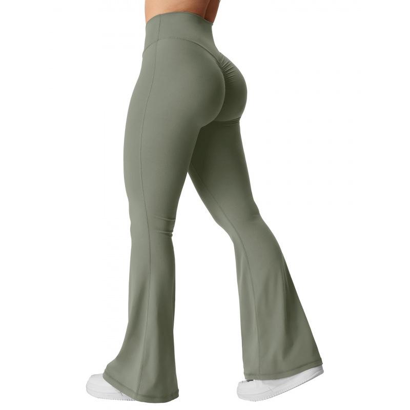 Europäisch-Amerikanische Nylon-Kreuzbund-Schlag-Yogahose für Damen