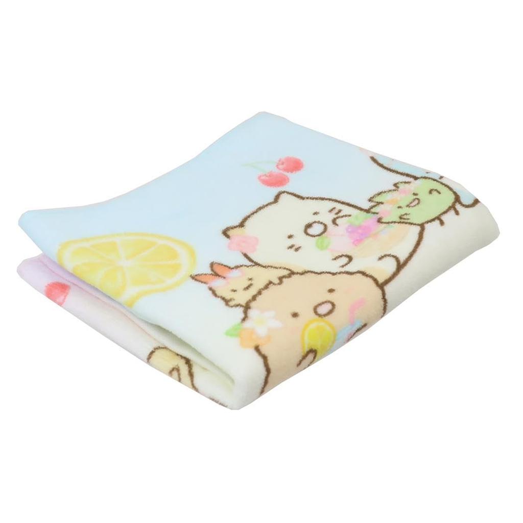 Sumikko Gurashi Face Towel - Fruit Vacation - Inkjet Shearing Dye Print