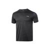 Li Ning Trainingsserie Rundhals Kurzarm T-Shirt Herren Tops Mischfarben New-Standard-Schwarz ATSQ201-1