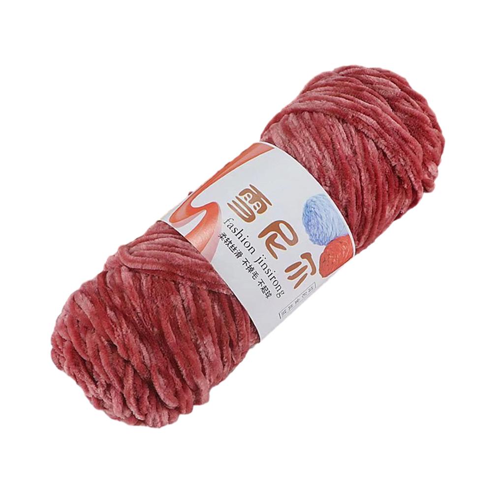 Skin Friendly Velvet Hand Knitting Yarn for DIY Cardigan Gloves Shawl Knitting Threads for Crochet Sweater Scarf Clothes