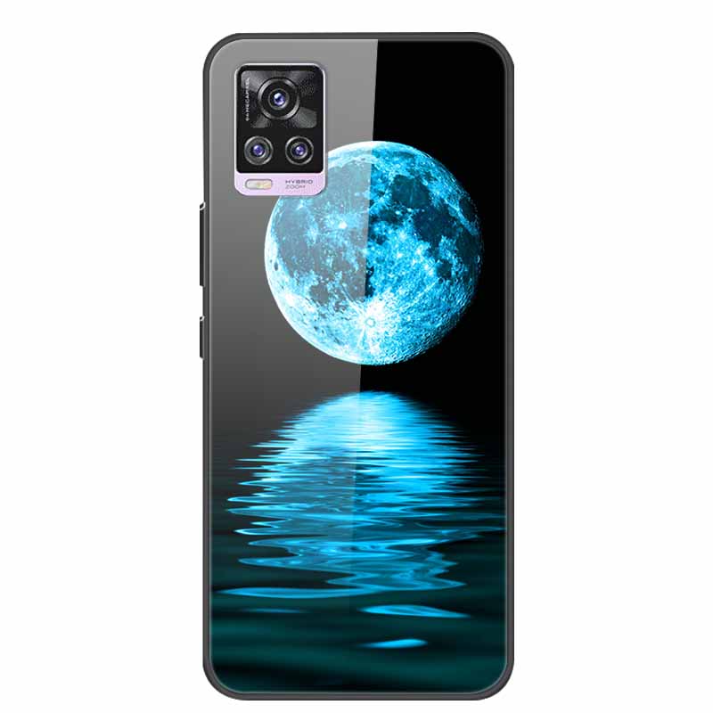 For Vivo V20 Pro Phone Case V 20 Pro Soft Bumper Tempered Glass Hard Back Covers Cases For Vivo V20 Pro Case 6.44" Coque Fundas