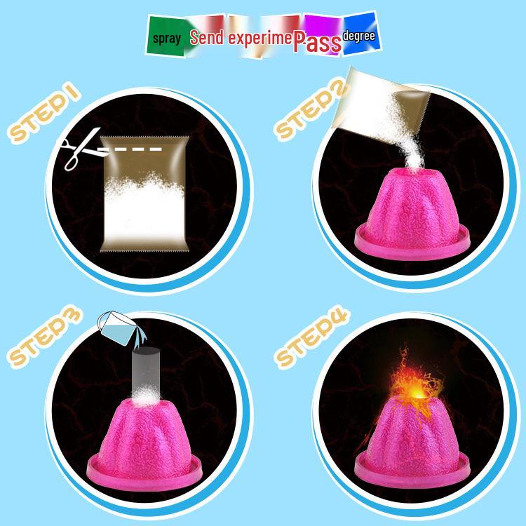 Educational Volcano Eruption Model Set for Kids