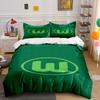 Green "W" Logo Pattern. Bedding Sets Duvet Cover Sets Duvet Covers Pillowcases(1 * Duvet Cover 2 * Pillowcases Without Duvet Insert)