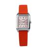 Customized Watch Modified Series Business Casual Style Quartz Leather Strap Women's Watch Silver Dial LTP-V007D-7E
