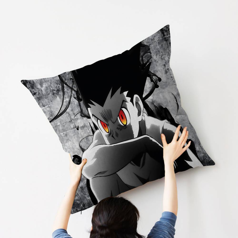 Anime Hunter X Hunters Personalized Pillow Dust Cover Bedroom Kids Party Decoration Pillowcase Birthday Children Gift
