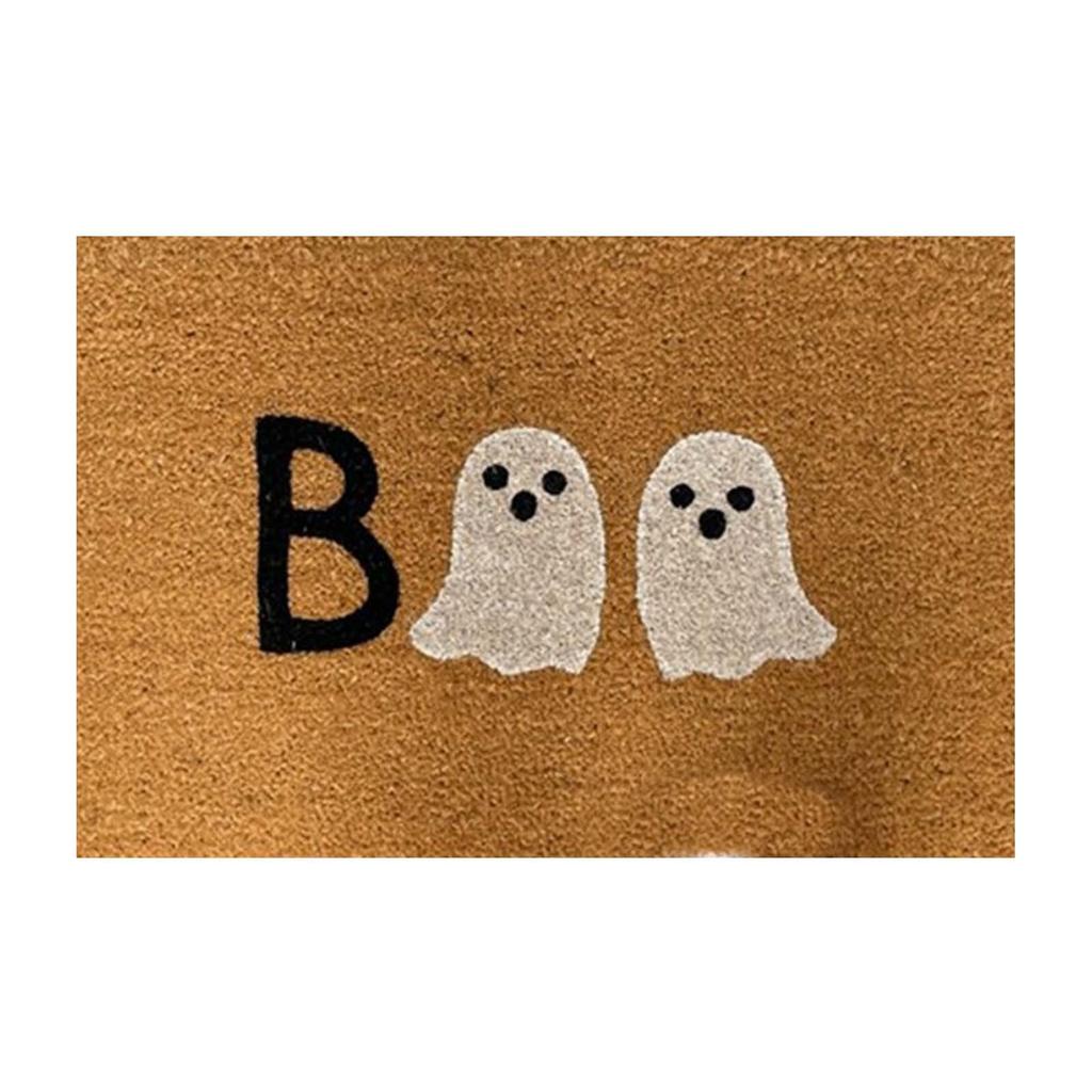 Halloween Little Ghost Carpet Decorative Door Mat Funny Horror Door Mat Nonslip Floor Rug Carpet Home Entrance Carpet