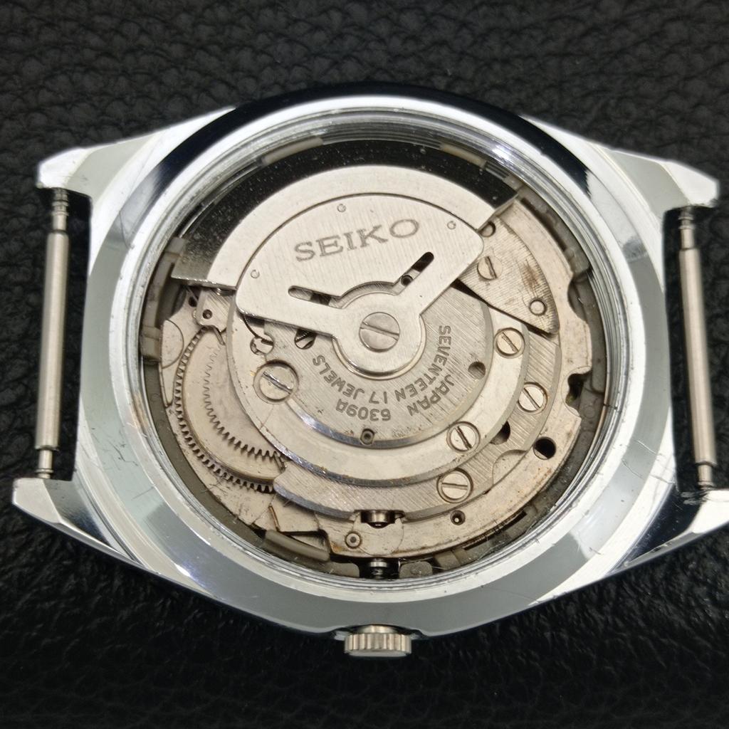 REFURBISHED SEIKO AUTOMATIC 6309A VINTAGE JAPAN MENS WHITE DIAL WATCH a442994-1