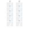 10/1 pièces Onglet de sécurité universel pour téléphone Patch en plastique pour lanière de téléphone Cellulaire Pad Tag pour sangle de téléphone Lanière bandoulière Accessoires de joint