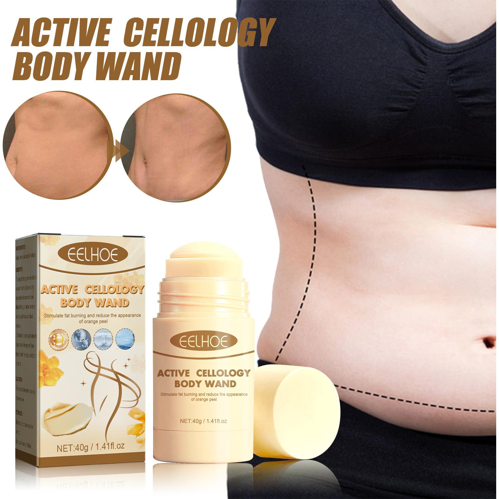 

EELHOE Горячая палочка для похудения, антицеллюлитный укрепляющий живот, живот, сжигание жира, массажный гель для пота, похудения, формирования талии, 40 г 40g