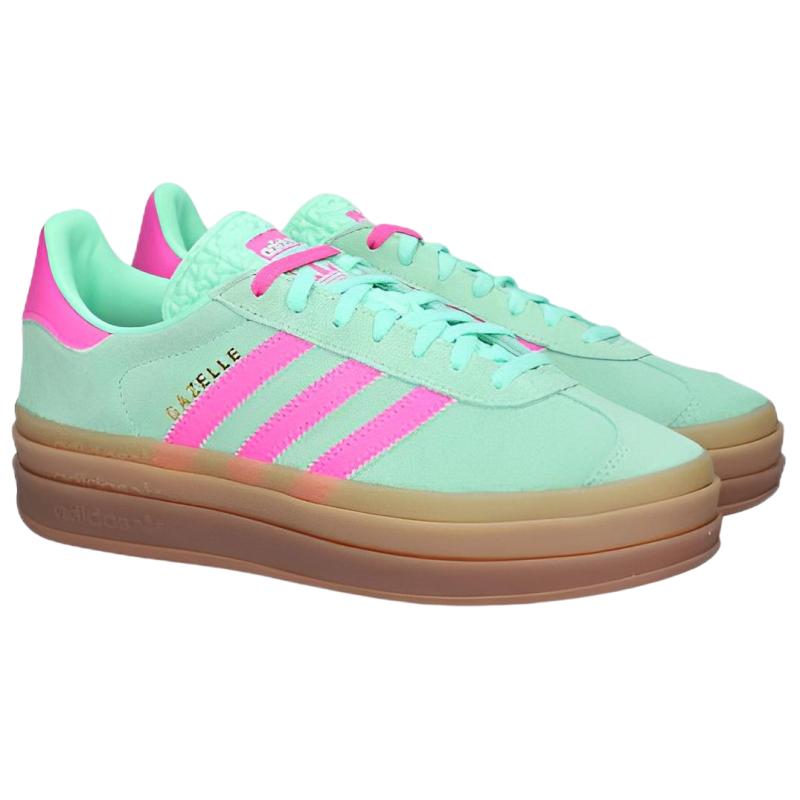 Adidas Women's Gazelle Bold 'Pulse Mint Screaming Pink' Women's Sneakers H06125