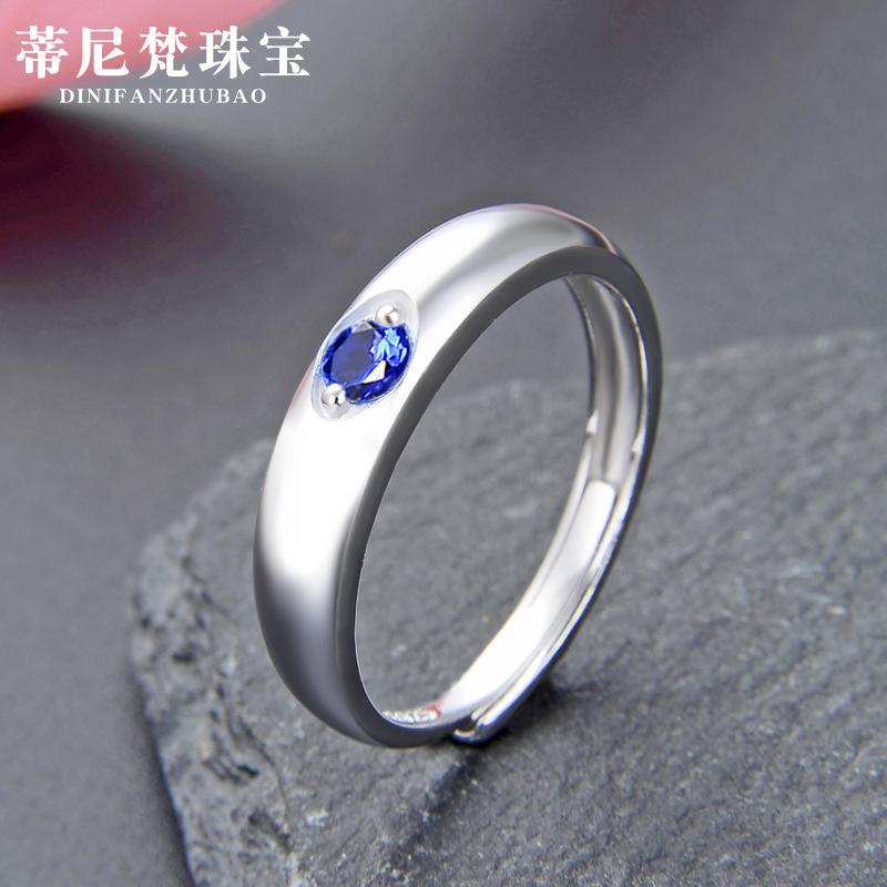 Lindon Classic 925 Sterling Silver Zircon Ring Ladies Jewelry Wedding Promise Party Gift