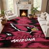 Arizona Cardinals Carpet Door Mat for Living Room or Bedroom Protective Mat Under Chair Office Decoration Christmas Gift Birthday Present