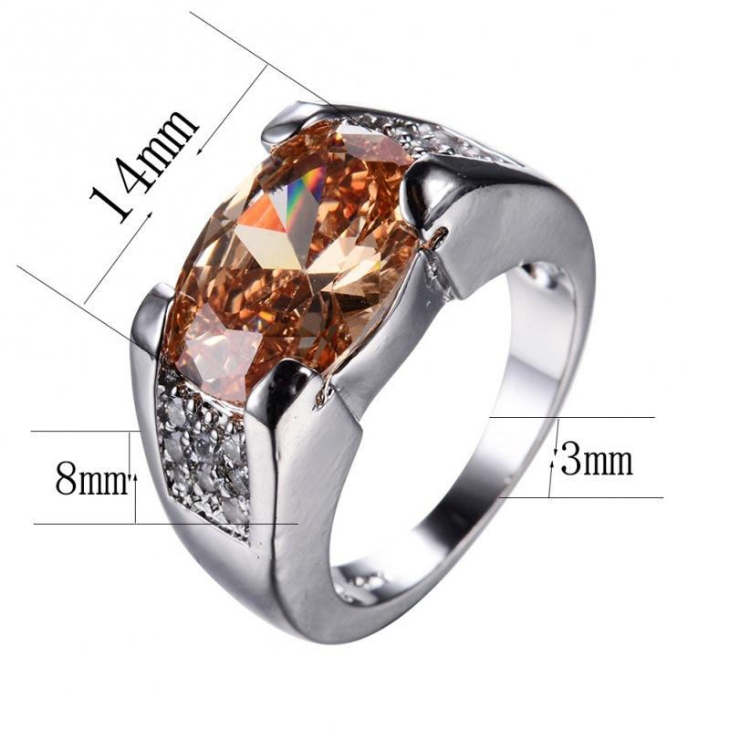 INS ring women's European and American jewelry micro-inlaid color zirconium gemstone creative jewelry accessories women