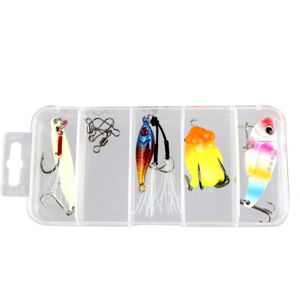 Five-grid Soft Sequin Accessories Box, Fishing Tackle Box