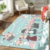 1Pc Anime Characters Rug, Office Carpet Indoor Outdoor Doormat, Non-Slip, Comfortable, Living, Christmas Halloween, Xmas Gift Y1957